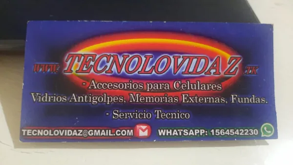 Tarjeta original de Tecnolovida